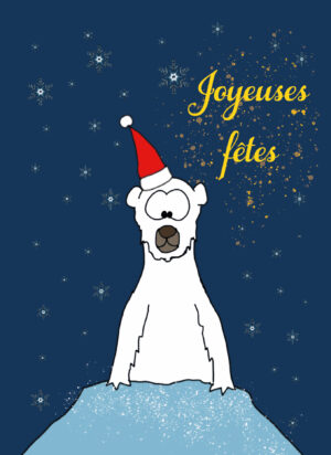 Carte postale de Noël – Ours