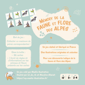 PRECOMMANDES Mémory Faune et Flore des Alpes